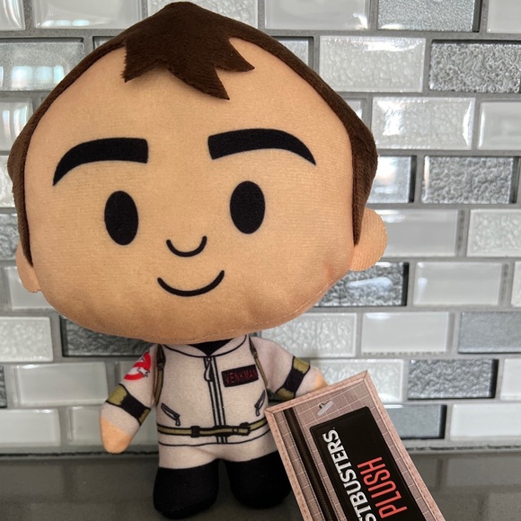 GHOSTBUSTERS Peter Venkman Chibi Big Head Plush Toy Doll Figure / 8โ / BRAND NEW - Picture 1 of 16